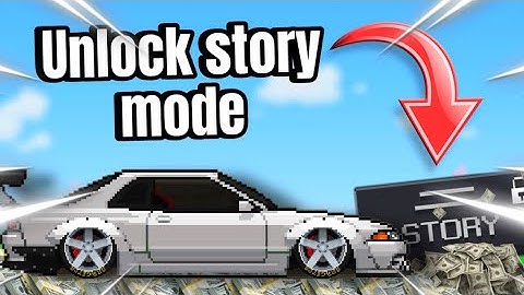 How to unlock story mode | pixel car racer new update