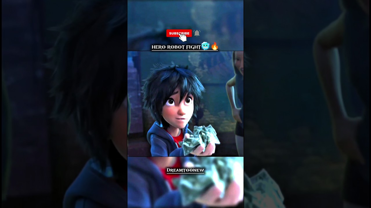 Hero crazy robot fight🥶🔥 | Big Hero 6 edit | 