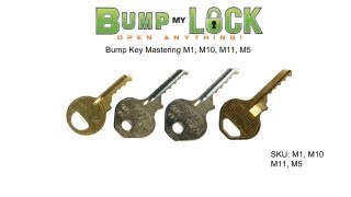 Bump Key Mastering Master M1, M10, M11, M5