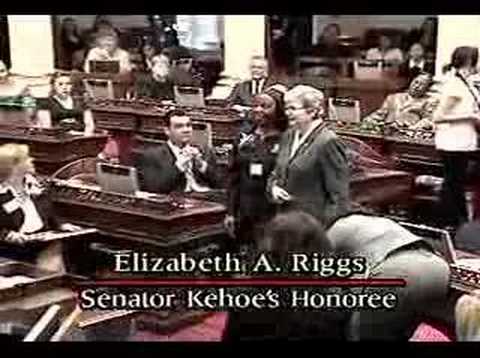 Senator Kehoe honors her 2007 Woman of the Year