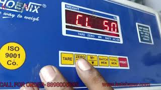 Phoenix weighing scale calibration & setting screenshot 3