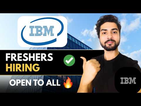 IBM Mass Hiring Freshers🔥Multiple Opportunities