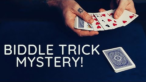 Solving A Card Magic Mystery! Biddle Trick Edition + Tutorial