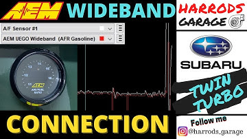 How to Log an AEM Wideband on STOCK ECU (Serial Ports)