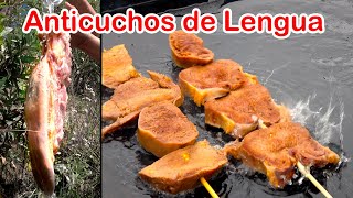 Haz tu Anticuchos de Lengua de Vaca BUENAZO! ¡receta peruana!