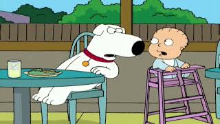 Family Guy - Brian yells at baby (Russian)