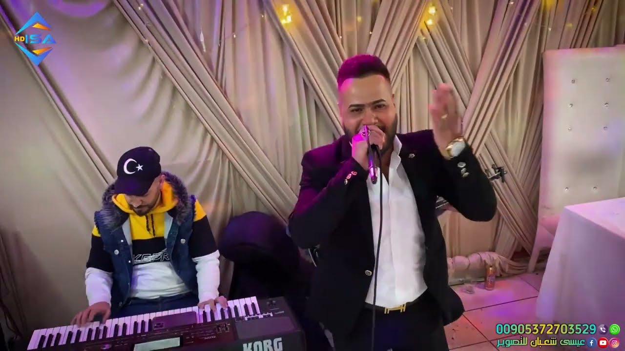 حماس ناري | الفنان المبدع ميزر الحنين | حفلة حمودي المصلاوي | تصوير عيسى شعبان