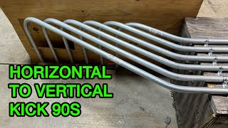 Bending kick 90s horizontal to vertical 
