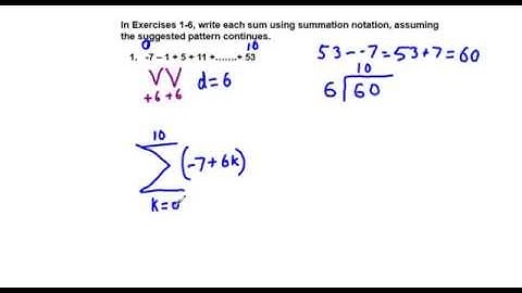 Precalculus Chapter 9.5 Exercises 1-12 Summation of Series Problems