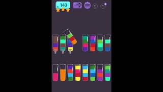 Cups - Water Sort Puzzle Level 143 ⭐️⭐️