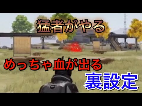 荒野行動 猛者がよく使うめっちゃ血が出る設定方法を紹介 荒野行動攻略動画ツイッターまとめ