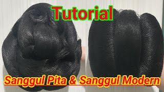 Ribbon Bun & Modern Bun Tutorial.@agustinasembiringMUA.Hairdo