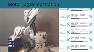 CM6 Cobot - Motor jog demo