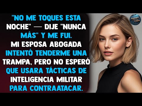 "No me toques esta noche" — Dije "Nunca más" y me fui. Mi esposa abogada intentó tenderme una trampa