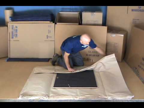 How To Pack Pictures and Glass - Movers-Moving.NET - YouTube