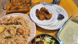 Mixed Vegetable Rice & Masoor Daal recipe in sunny UK ☀️