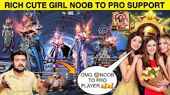 I MET CUTEST NOOB TO PRO BABU? IN BGMI SHE GOT SHOCKED ?AFTER SEEING ONLY AWM SHOT | KADAM OP