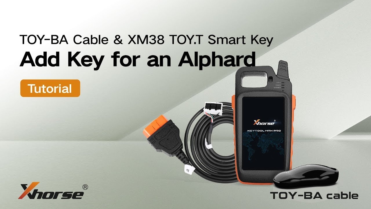 Xhorse TOY-BA All Keys Lost Adapter Cable For Toyota – Works With VVDI Key Tool Plus & Max Pro