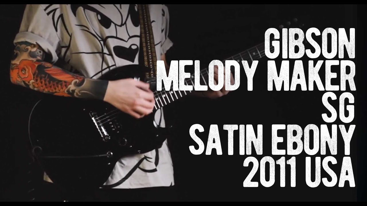 Gibson Melody Maker SG Satin Ebony 2011 USA