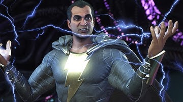 Injustice 2: Black Adam vs. Batman Gameplay in 1080p 60fps