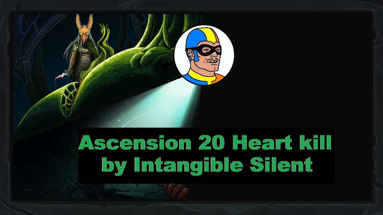 Slay the Spire - Ascension 20 Heart kill by Intangible Silent - YouTube