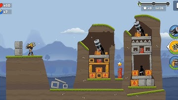 Boom Stick : Bazooka Puzzles Season 1 Level 28 | New (Android/iOS) Gameplay Walkthrough [HD]