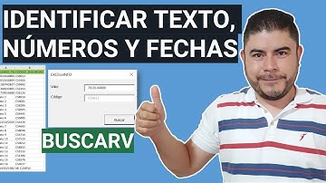Usar BUSCARV en Formulario de Excel VBA e identificar texto, números y fechas