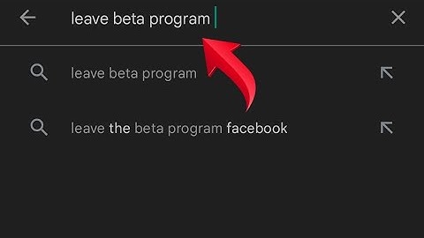 How to leave beta program in playstore, playstore mein program leave kaise kare