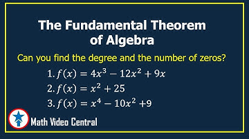 Fundamental Theorem of Algebra | Math Video Central