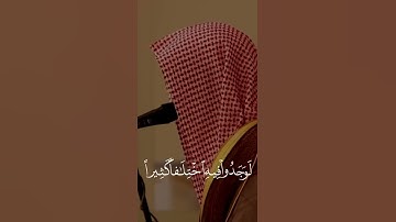 {أَفَلَا يَتَدَبَّرُونَ الْقُرْآنَ} تلاوة للشيخ #ناصر_القطامي ♡