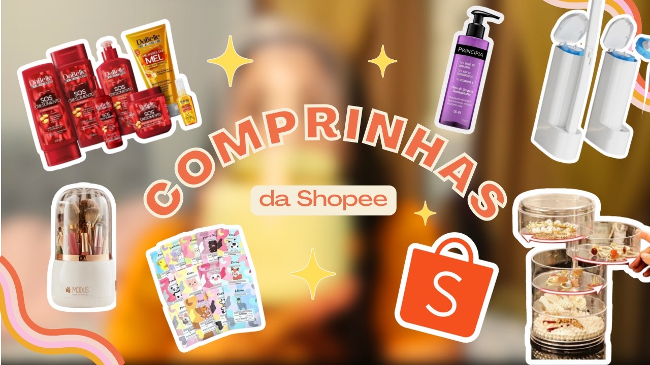 Minhas comprinhas da Shopee ✨ valeu a pena? #shopee #comprinhas #comprinhasonline