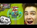 FURKAN'I TROLL DESTE İLE TROLLEDİM :D - Clash Royale TÜRKÇE