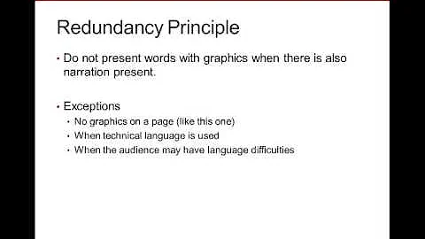 Redundancy Principle