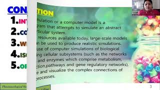 SAGE Talk - Pharmacological Simulation Modelling.