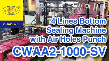 Bottom Sealing Bag Making Machine with Holes Punch - CHAO WEI