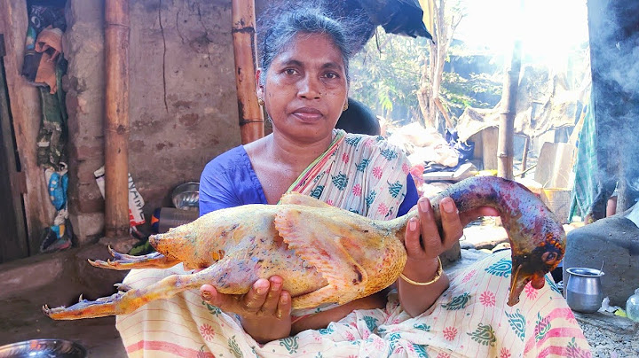 Roasted muscovy duck recipe cooking Village, grand maa prepared for them delicious masala duck curry