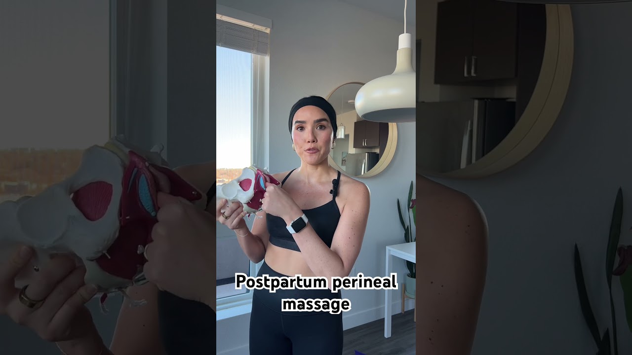Postpartum perineal massage