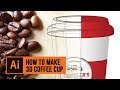 How to Make a 3D Coffee Cup in Adobe Illustrator using Mapping