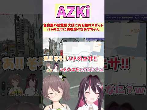 名古屋の秋葉原、大須にある謎のスポット「ハトのエサ」に興味津々なあずちゃん #shorts  #ホロライブ #切り抜き #vtuber  #AZKi #夏色まつり #ホロ切り抜き