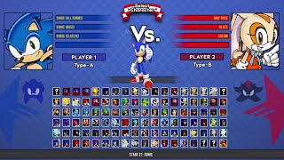 3 Sonic Team Vs Amy Rose Blaze Cream I Sonic Battle Mugen Hd