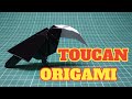 Easy Origami Toucan Bird Diy Papercraft Origami Easy Origami Toucan Bird Diy Papercraft Origami