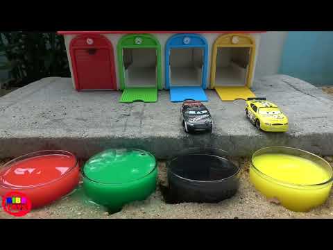 видео: Bibo Play with Toys Disney Pixar Lightning McQueen Cars 3 Toys