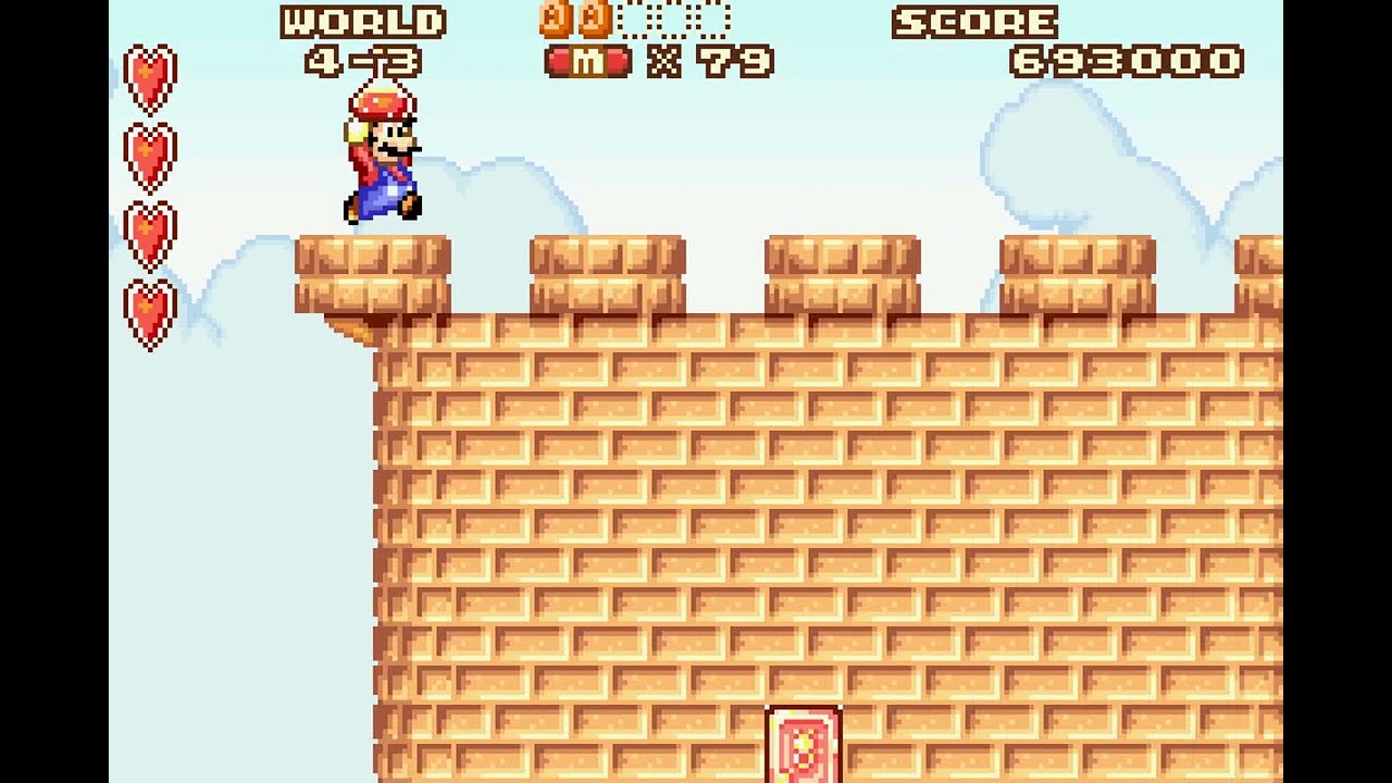 Super Mario Advance - Super Mario Bros. 2 - World 4-3