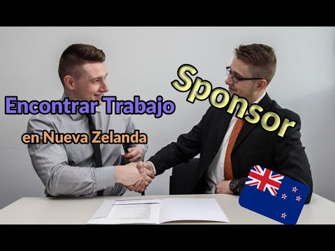 Conseguir Trabajo en Nueva Zelanda, Sponsor in New Zealand