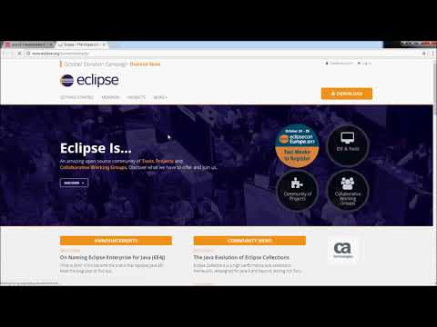 Lecture 8 - Setup Eclipse IDE