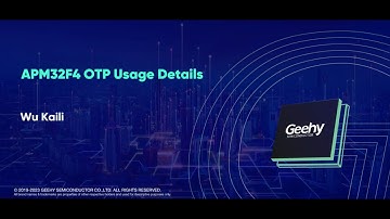 APM32F4 OTP Usage Details