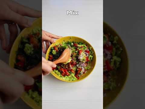 Quick Guacamole Recipe | Fresh Homemade Guacamole Recipe | How To Make Guacamole #Shorts