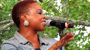 Chrisette Michele, Porcelain Doll, Central Park Summerstage, NYC 8-21-10