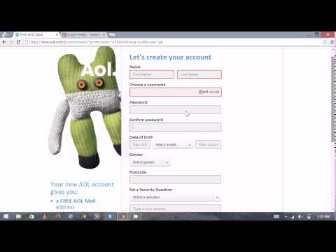 AOL Mail UK Sign Up - AOL Mail UK Registration / Create New AOL UK Account 2015