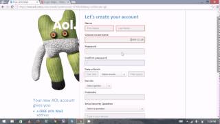 AOL Mail UK Sign Up - AOL Mail UK Registration / Create New AOL UK Account  2015